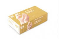 Rękawice lateksowe pudrowane Sanix Economy rozmiar Medium 100 sztuk