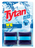 Kostka do spłuczki barwiąca wodę Tytan Blue Water 2x50g
