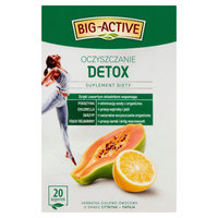 Big-Active - DETOX Oczyszczanie. (Suplement Diety), (20 torebek x 2g), 40g