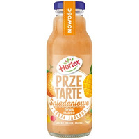 Hortex Przetarte Śniadaniowe Dynia mango kasza jaglana butelka szklana 300ml