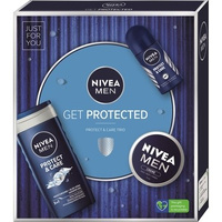 NIVEA zestaw Get Protected dezodorant+żel+krem