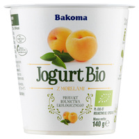 Bakoma Jogurt Bio z morelami 140 g