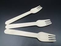 Servipack Widelec drewniany 16 cm 50 szt