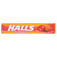 HALLS FRUITWAVE PEACH 45G