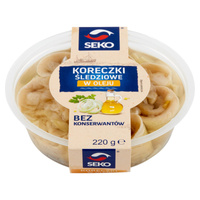 Seko Koreczki śledziowe w oleju 220 g