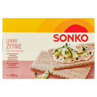 Sonko Pieczywo chrupkie Lekkie żytnie 170 g (32 sztuki)