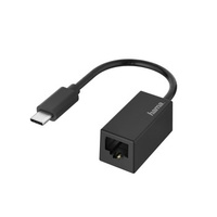 Adapter Hama USB-C - RJ45/LAN 0,15m