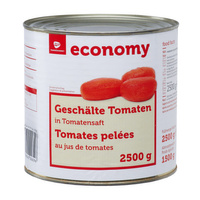 TGE Pomidory całe bez skórki w soku pomidorowym 2500g
