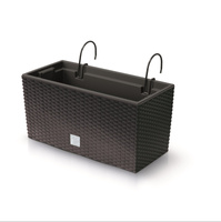 Doniczka Prosperplast Rato Case 40cm z wieszakiem umbra