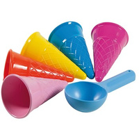 Zestaw rożków do lodów 6-elementów