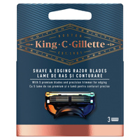 King Cgillette Wkłady do maszynki 3 szt