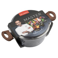 Garnek aluminiowy Master z pokrywą  28 cm 6,1l Florina