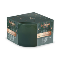 Bolsius Świeca zapachowa w szkle 63/90 True Glow Zimowy las