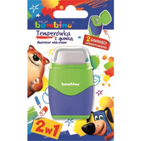 Bambino temperówka z gumką 2w1