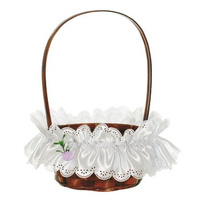 JUMI Opaska atłasowa na gumce do koszyczka