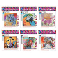 Mozaika diamentowa 5D KIT 200x200 mm 6 wzorów miks Centrum