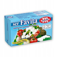 Mlekovita Favita Ser sałatkowo-kanapkowy tłusty 270 g