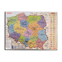 Mata z mapą Polski 500 x 650 mm Esselte