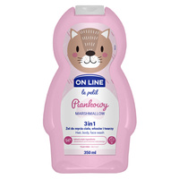 On Line Le Petit 3in1 Żel do mycia ciała włosów i twarzy piankowy 350ml