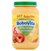 BoboVita Jabłka banany i pomarańcze po 6 miesiącu 190 g