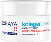 SORAYA Kolagen Elastyna Regenerujący krem półtłusty na dzień i na noc 50ml