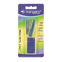 Zszywacz KANGARO Mini-10/Y2+zszywki blister niebieski