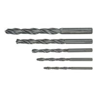 Wiertła do metalu HSS, 4.0-10.0 mm, zestaw 5 szt.