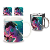 Kubek z nadrukiem lidera zespołu Queen- Frieddie Mercury pojemność 470 ml