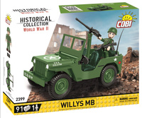 COBI Historical Collection World War II Willys MB 91 klocków