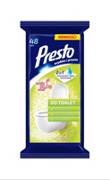 Presto Ściereczki nawilżane do toalet 48 sztuk