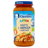 Gerber Risotto z indykiem i warzywami dla dzieci po 12 miesiącu 250g