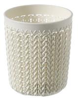 Pojemnik okrągły Knit S 0,6L kremowy