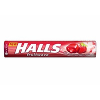 HALLS FRUITWAVE STRAWBERRY 45G