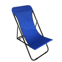 Leżak plażowy niebieski Comfort Living