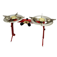 Kuchenka do przykręcania na butlę podwójna duża kamai