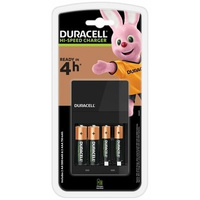 Ładowarka CEF14 Duracell hi-speed charger po 2szt.  AA 1300 mAh i po 2szt.  AAA 750 mAh