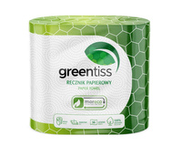 GREENTISS Ręcznik papierowy 2 rolki 96 listków 2-warstwowy