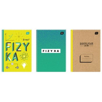 Brulion A5 80 kartek kratka fizyka, INTERDRUK