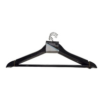 Wieszak drewniany czarny 5338 kpl- 5 szt.