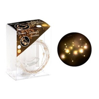 EM&EM Girlanda świetlna druciki 20LED ciepłe światło 2,2m