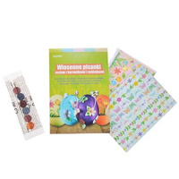 Wiosenne pisanki - zestaw z barwnikami i naklejkami