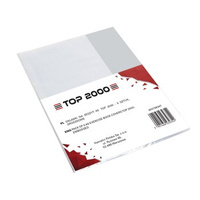 Okładka na zeszyt TOP 2000 A5 PP 90mic. Groszkowa, 5 sztuk