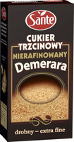 Sante Cukier trzcinowy nierafinowany Demerara 500 g