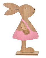 JUMI Zając drewniany - dziewczynka