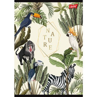 Unipap zeszyt okładka laminowana A5, 60 kartek, krata Nature