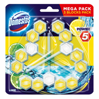 Domestos Power 5 Lime Kostka toaletowa 3 x 55 g