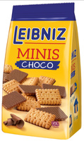 Leibniz Minis Choco Herbatniki w czekoladzie mlecznej 100 g