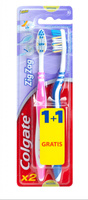 Colgate ZigZag Szczoteczka do zębów średnia 2 sztuki