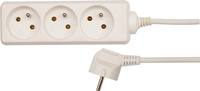 Przedłużacz elektryczny /biały/ 3G z/u 1,5m