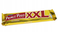 Prince Polo XXL Classic Kruchy wafelek z kremem kakaowym oblany czekoladą 50 g